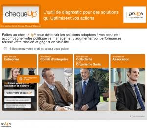 Dyna Création a développé l'outil Cheque-Up pour le Groupe Cheque Déjeuner